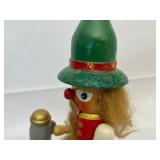 Wooden Nutcracker with Beer Stein.