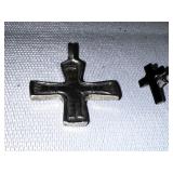 Pendant and Cross Earrings.