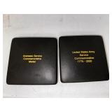 Two US Army Commemorative Medals and Bars.