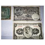 Antique Money From Various Countries as Seen in Photos