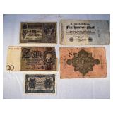 Antique Money as Seen in Photos.