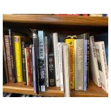 Middle Shelf of Books as Seen in Photo.