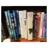 Bottom Shelf of Books as Seen in Photo.