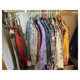 Large Lot of Short Sleeve Hawaiian/Island Shirts of All Brands. Size: Large.