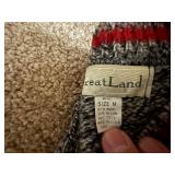 Large Bin of Various Mens Sweaters. Size: Large.