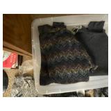 Large Bin of Various Mens Sweaters. Size: Large.