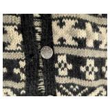 Hand Knit Wool Sweater.