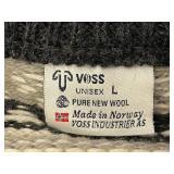 Voss Norwegian Wool Sweater. Size: Large.