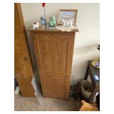 Four Shelf Storage Cabinet. Contents not included