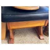 Montgomery Ward Sewing Machine and Table with All Sewing Supplies as Seen in Pictures. Also Bench Included.