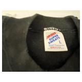 Authentic Leather Gray Lederhosen with Forest Green Trim, Germany Sweatshirt and Embroidered Suspenders