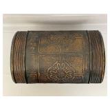 Decorative Wood Trunk. 10 Inches by 16 Inches by 12 Inches.