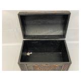 Decorative Wood Trunk. 10 Inches by 16 Inches by 12 Inches.