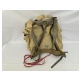 Vintage Canvas Backpack Made in Oslo, Norway.