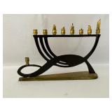 Brass Menorah. Beyagi Israel 9432.