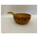 Various Decorative Norwegian Wood Bowls, Cups, Table Runners, Etc.