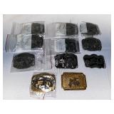 Variety of Lake Region Threshing Belt Buckles from Dalton & Albany, MN.