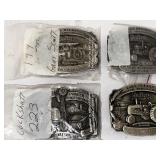 Variety of Lake Region Threshing Belt Buckles from Dalton & Albany, MN.