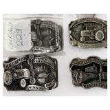 Variety of Lake Region Threshing Belt Buckles from Dalton & Albany, MN.