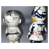 Various Figurines and Christmas Ornaments.