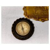 Atwater Kent Radio Emblem and a Pocket Compass.