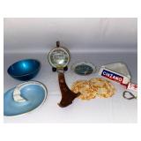 Ash Trays, Decorative Plates, and Bottle Openers.