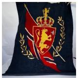 Tapestry: Norwegian Coat of Arms.