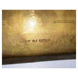 Brass Pelican Door Knocker and Brass Serving Tray.