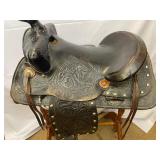 Western Saddle and Spurs.