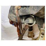 Western Saddle and Spurs.