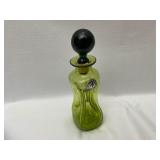 Pilgrim Home Blown Glass Decanter.