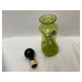 Pilgrim Home Blown Glass Decanter.
