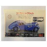 Model Michelin Tire Truck and 1936 Bugatti Atlantic Car.