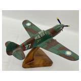 Two P40 Flying Tiger Model Planes of Different Scales.