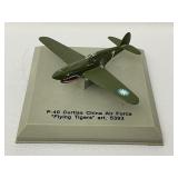 Two P40 Flying Tiger Model Planes of Different Scales.