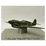 Two P40 Flying Tiger Model Planes of Different Scales.