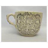 The Farmers Arms Decorative Mug and Plate. Incense Pot with Incense.