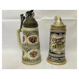 Two Beer Steins as Seen in Pictures.