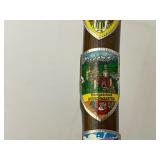 Walking Cane with Medallions from Germany and Switzerland.
