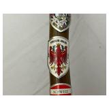 Walking Cane with Medallions from Germany and Switzerland.