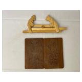 Two Hangared Rivers and Lumberjack/Bear Sewing Toy.
