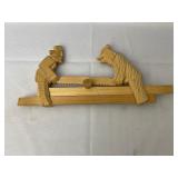 Two Hangared Rivers and Lumberjack/Bear Sewing Toy.