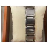 Wooden Box of Mens Watches and Bracelets.