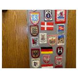 Walking Cane with Medallions from Germany and Switzerland.