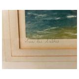 Sailboat Print in Frame.