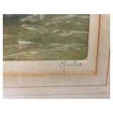 Sailboat Print in Frame.