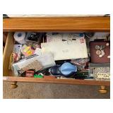 Four-Drawer Wooden Desk.