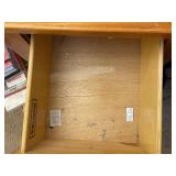 Four-Drawer Wooden Desk.