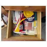 Four-Drawer Wooden Desk.
