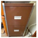 Two-Drawer File Cabinet.